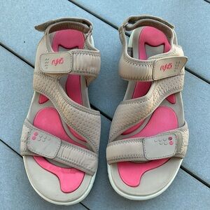 Ryka Women's Taupe Neoprene Dominica Sport Sandals Size10M